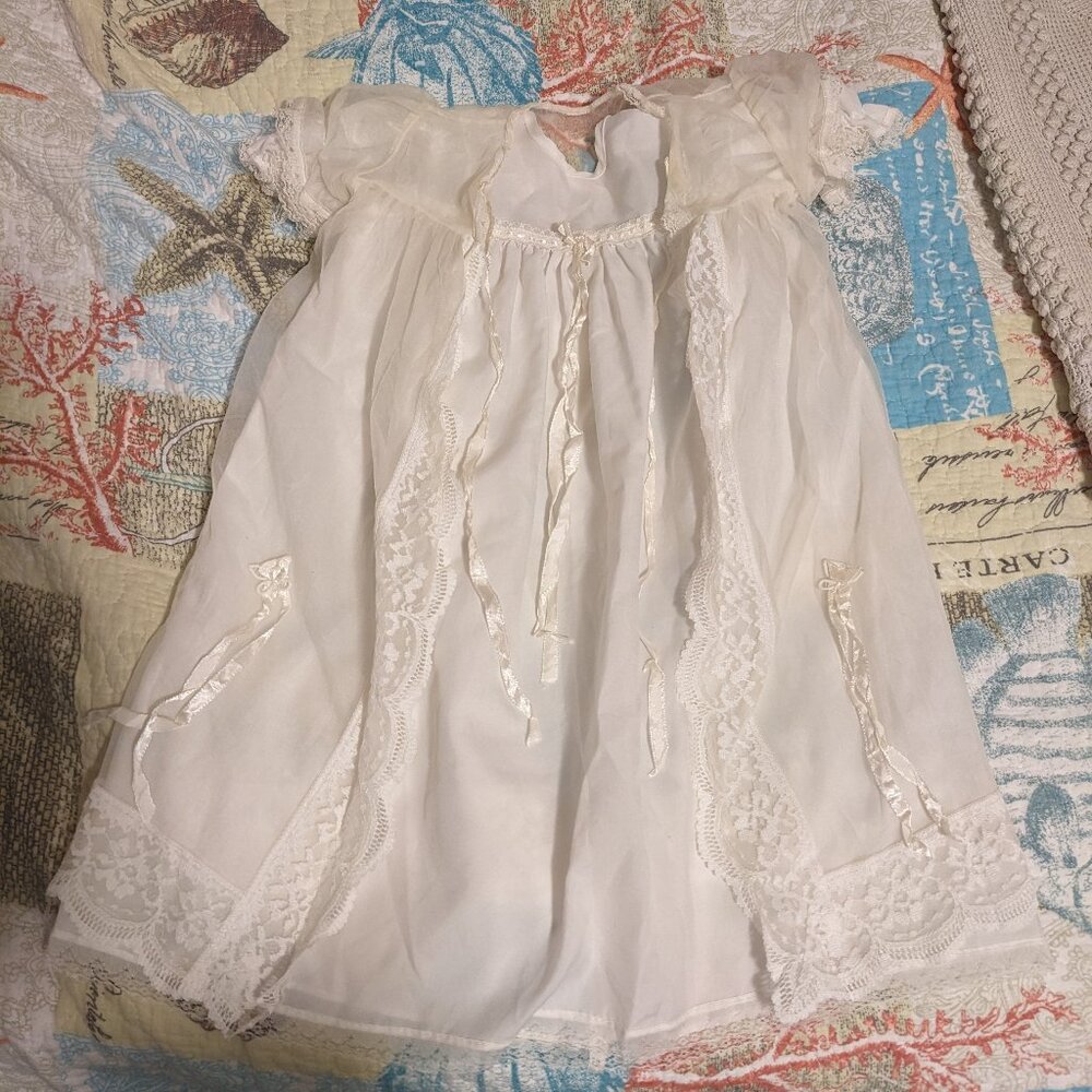 White baby dress